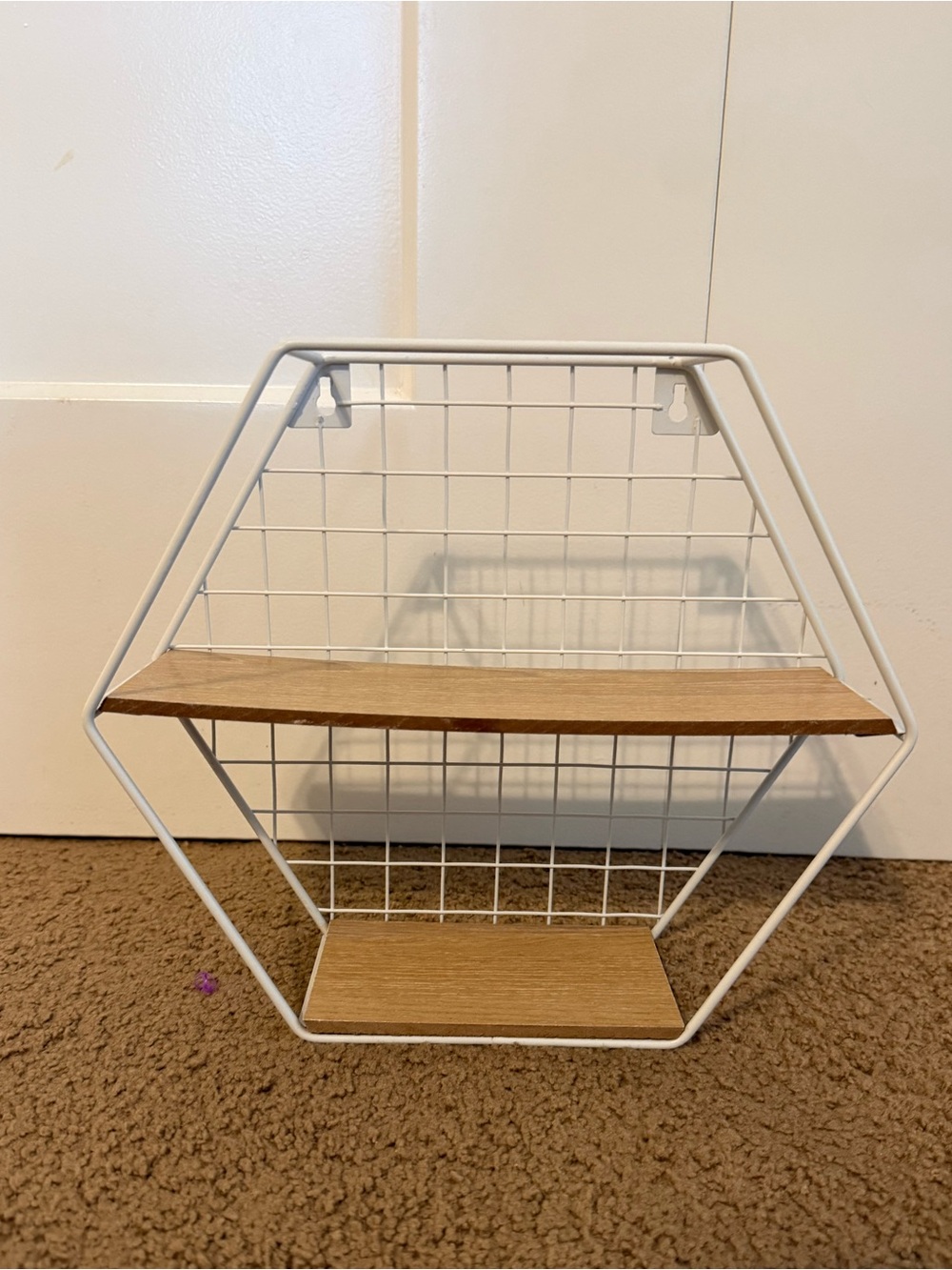 Target Hexagon Wire Wall Shelf
